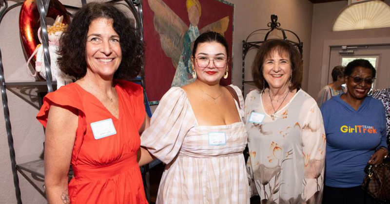 Kathleen Nelson, Anne Morgan and Anne Winslow