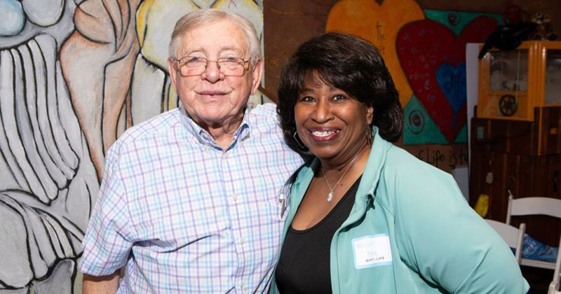 Pat Anderson and Mary Young
