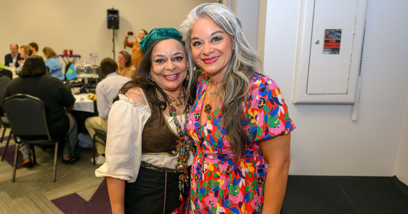 Morline Guillory and Roxanne Hellberg