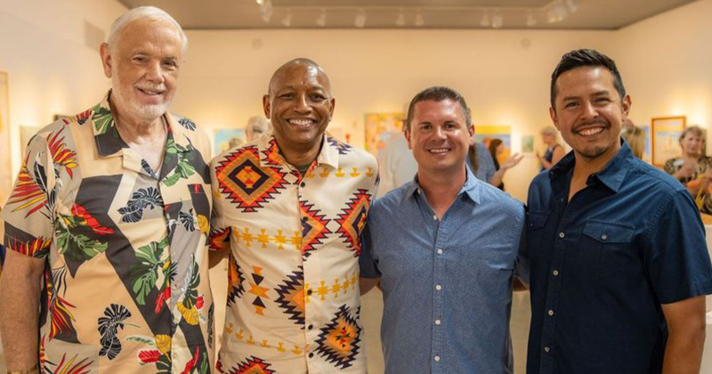 Ron Campbell, Lindsay Harris, Adam Arceneaux and Daniel Cruz