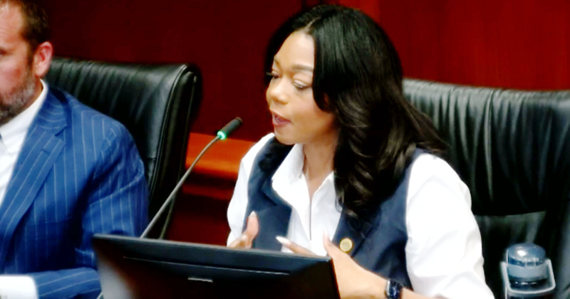 City Attorney Sharae Reed speaks during the Aug. 6 Beaumont City Council meeting