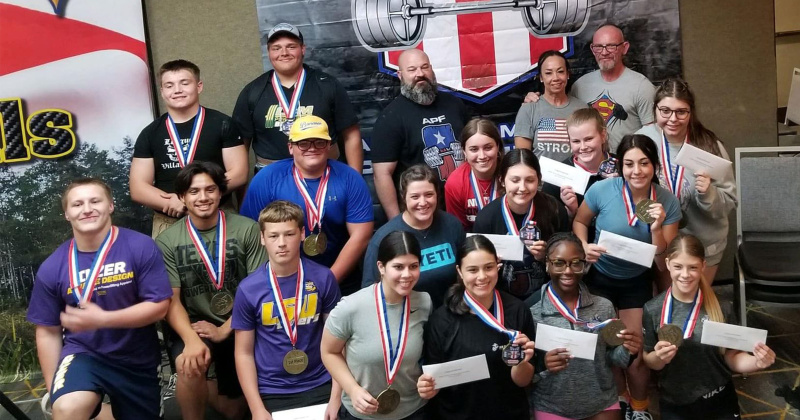 AWPC powerlifting team