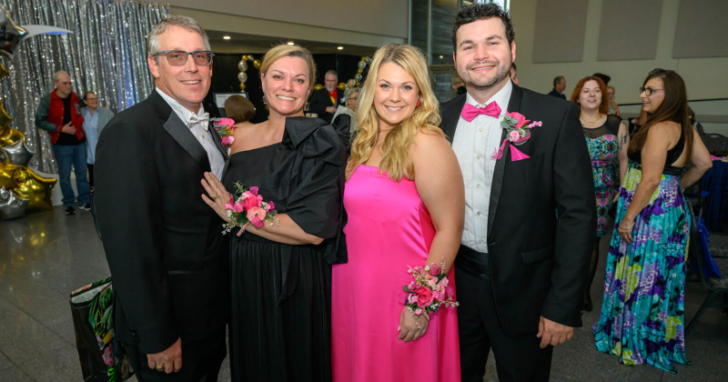 Ken and Julie Strassburger, Maryclaire Strassburger and Jeremy Weighmann