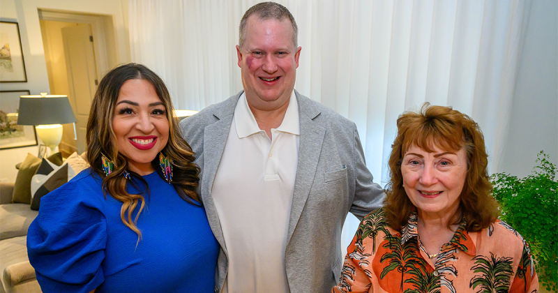 Lara and James Strawther, Debbie Ricks