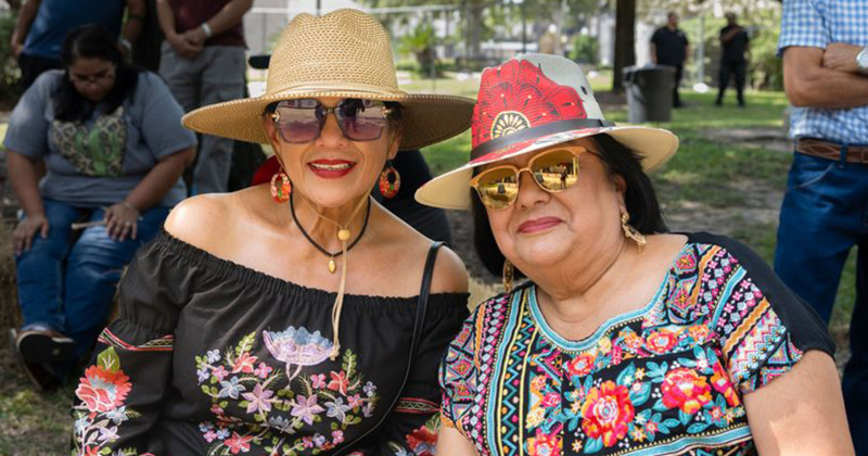 Mary Garza and Irma Rivera
