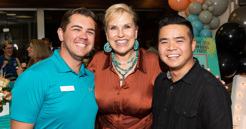Josh Davis, Kathy Chesser and Thomas Davis