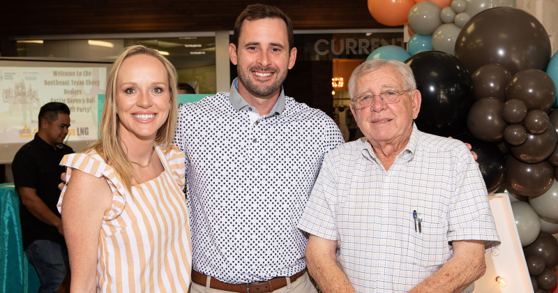 Ashley and Ben Case, Pat Anderson