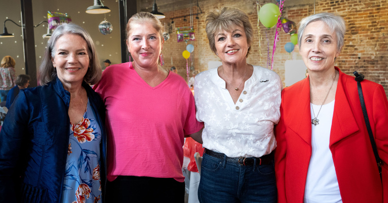 Lisa Lafosse, Julie O’Malley, Sally Broussard and Mary Ellen Robertson