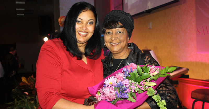 Tracey Young and mom, the late Dr. Winifred 'Winnie' Frelow