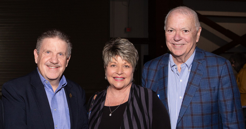 Chris Colletti, Becky and Rodney Ames