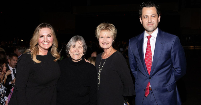Kati Celli, Paula Bothe, Mary Poole and John Morrell