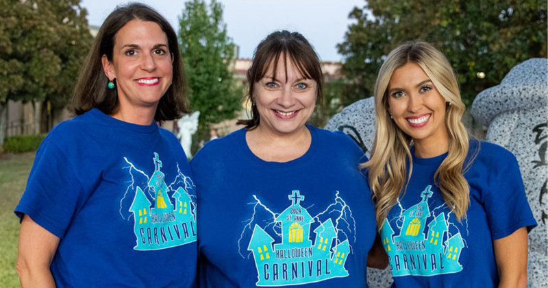 Anne East, Alison Kiker and Keeley Neild