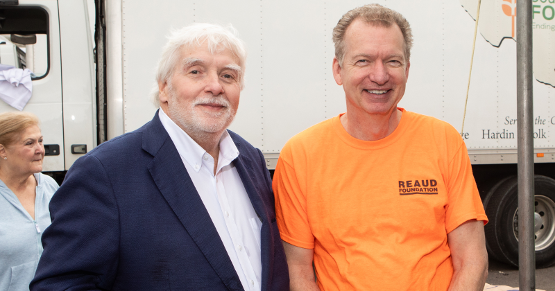 Wayne A. Reaud and Pastor Rick White