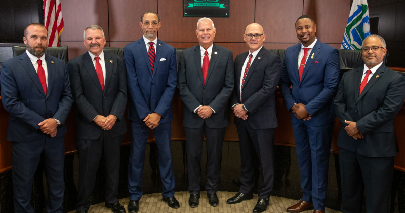 Taylor Neild, Mike Getz, Audwin Samuel, Roy West, Randy Feldschau, A.J. Turner and Chris Durio