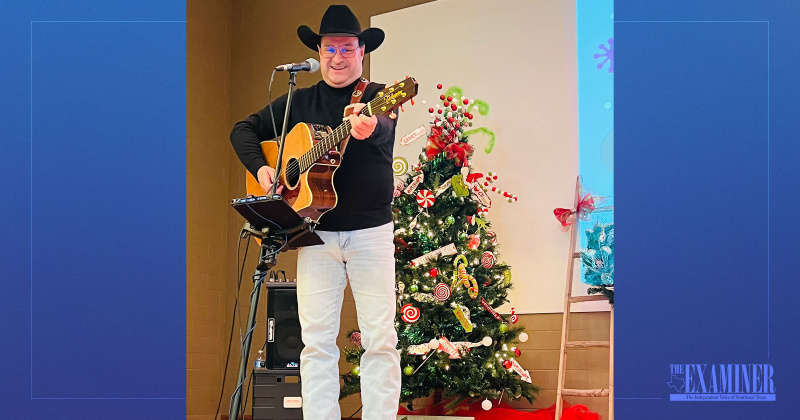 Britt Godwin performs at Baptist Hospitals of Southeast Texas’ annual cancer center patient party.
