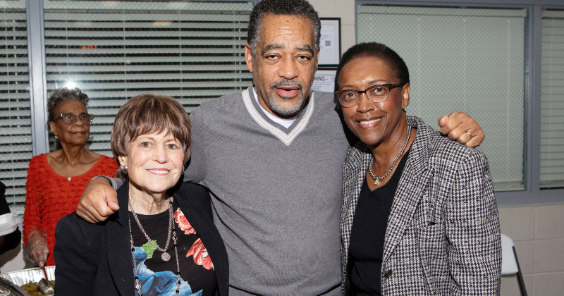 Regina Rogers, Dr. David Willard and Dr. Gwendolyn Lavalais