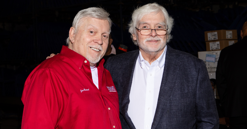 Jon Reaud with brother Wayne A. Reaud