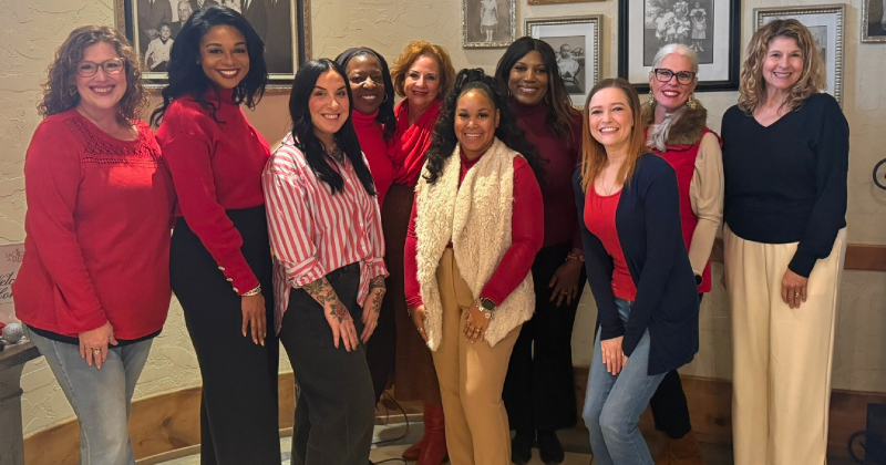 Cutline:  Tish Cornell, Sharae Bassett-Reed, Erica Faust, Barbara Wilson, Sheree Pierce, Helen Mouton, Patrina Adger, Emily Brackin, Amy Babineaux and Lori Higgins (Not pictured: Samantha Roberts, Nga Tea Do, Pam Young)