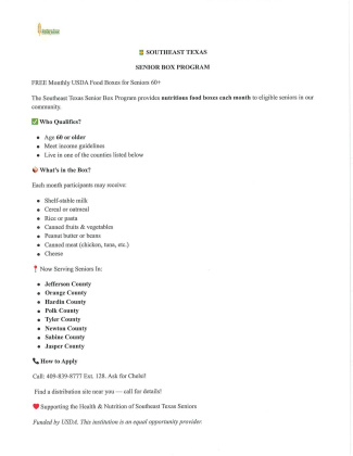 Information flyer, courtesy image.