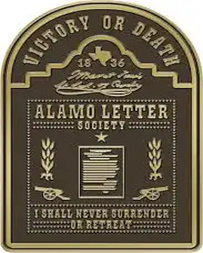 Bronze replica of Lt. Col. William Barret Travis’ famed “Victory or Death” letter. Courtesy image.