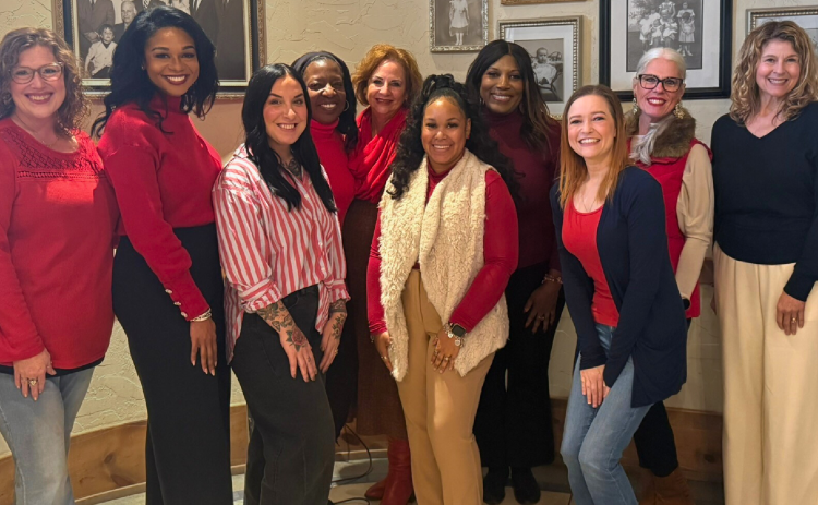 Cutline:  Tish Cornell, Sharae Bassett-Reed, Erica Faust, Barbara Wilson, Sheree Pierce, Helen Mouton, Patrina Adger, Emily Brackin, Amy Babineaux and Lori Higgins (Not pictured: Samantha Roberts, Nga Tea Do, Pam Young)